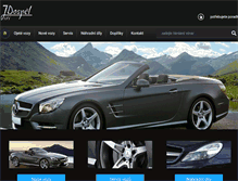 Tablet Screenshot of mercedesdospel.cz